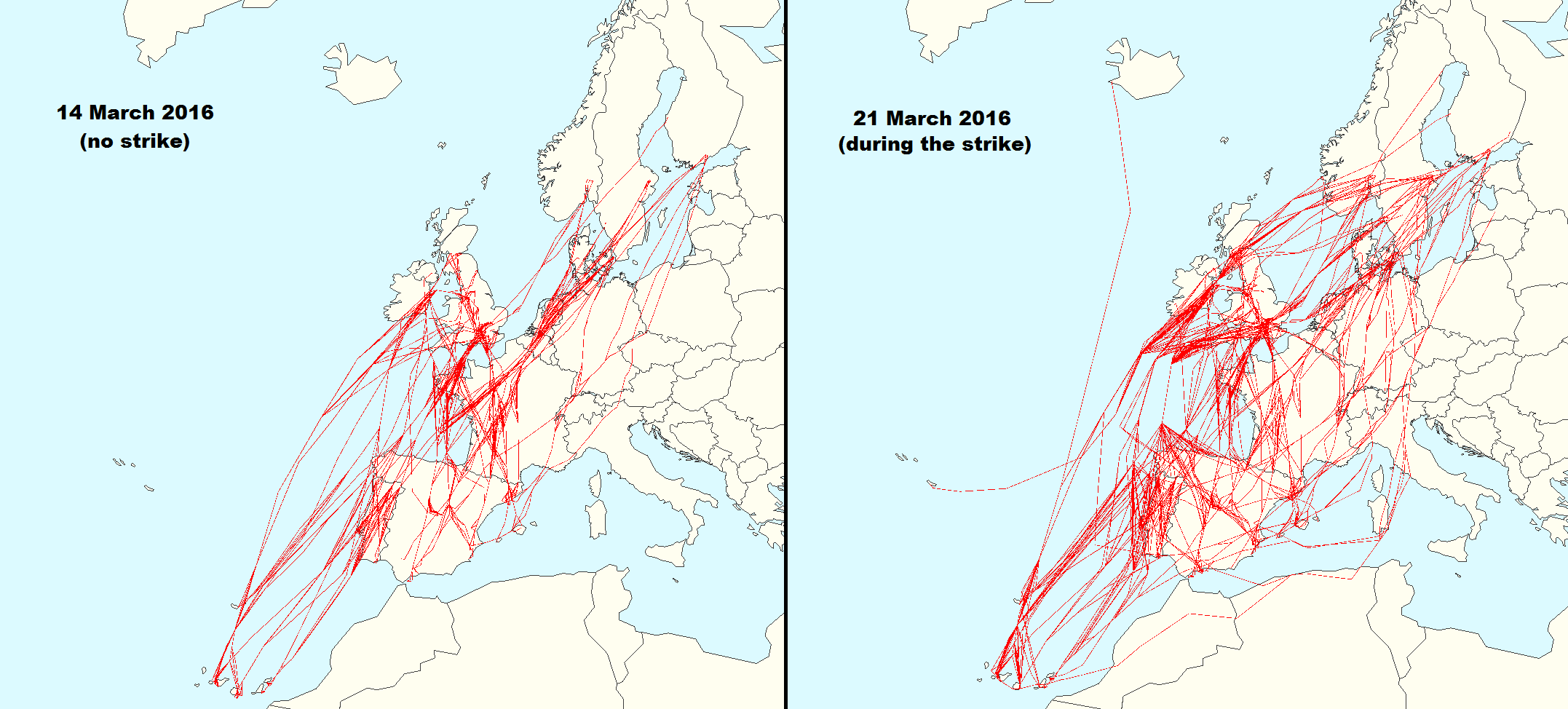 The impact of French strikes on Borealis HFE.