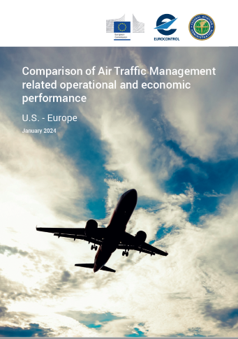 U.S.-Europe comparison of Air Traffic Management related operational and economic performance